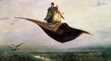  Russisch Malerei - russische Viktor Vasnetsov Der fliegende Teppich Zauber